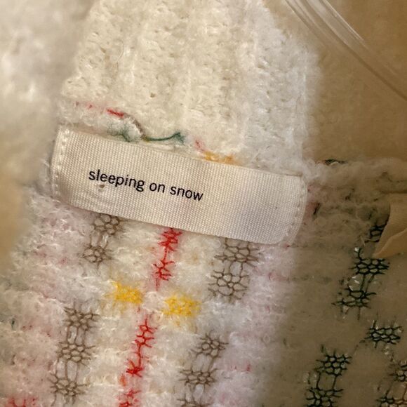 Anthropologie’s Sleeping on Snow Wool Blend Nordic Style Turtleneck size Small - Picture 4 of 7